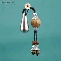 [Lf] 1 Hộp đựng thuốc Mini Titan nguyên chất Mặt dây chuyền giọt nước Chai thuốc nhỏ Hộp đựng máy tính bảng chống nước di động VN