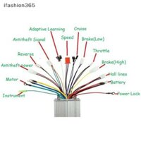 [Lf] Bộ điều khiển tốc độ động cơ không chổi than cho xe đạp điện DC 48V 500W cho xe đạp điện VN