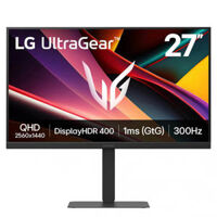LG 27G640A-B – 27 inch QHD IPS | 300Hz | 1ms | USB Type-C | Monitor