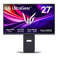 LG UltraGear 27G850A-B: Đỉnh cao màn hình Gaming Dual-Mode 4K và 480Hz