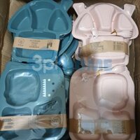 lh Set Bát Ăn Dặm 4 Món DINNER PLATE Hình Khủng Long, Nấm Ngộ Nghĩnh
