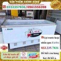 =>LH- Tủ đông mặt kính phẳng Alaska SD-6W dung tích 600 Lít mới 90%