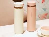 LHC4131IVY – Bình giữ nhiệt Lock&Lock Feather Light Ring Vacuum Tumbler 450ml – Màu ngà