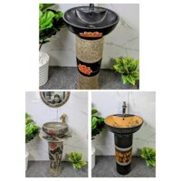 L.hệ FREESHIP Lavabo trụ đứng YAMATO cao cấp, lavabo đặt sàn sang trọng hiện đại phù hợp cho mọi không gian