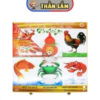 [LHT] Bàn Bầu Cua Tôm Cá Bàn Nhựa Hột Kê Huề Rẻ Bền Đẹp Đồ Chơi Trẻ Em Xả Stress Giải Trí Tư Duy