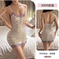 [LHT075] Váy ngủ 2 dây chất cotton mềm ôm body quyến rũ cao cấp hàng QC