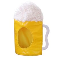 Li Cho Sáng Tạo Nhật Bản Ngộ nghĩnh Cốc Cơm Vàng Bia Sang Trọng Nón Đồ Chơi Hoạt Hình Full Mũ Đội Đầu Cosplay Trang Phục Lạ Mắt Đầm