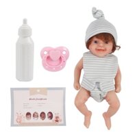 Li Mini Búp Bê Dễ Thương Nhỏ Bé Búp Bê Thực Tế Sơ Sinh Búp Bê Silicone Toàn Thân