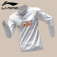 Li Ning Bộ Thể Thao Hợp Thời Trang Cho Nữ Xuân Thu Chạy Nhanh Quần Áo Chạy Bộ Buổi Sáng Đi Xe Đạp Tập Quần Áo Ngoài Trời Nửa Dây Kéo Quần Áo
