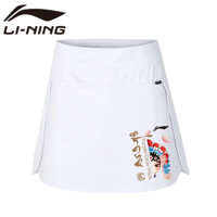 Li Ning Chân Váy Thể Thao Phối Lưới Khô Nhanh Chống Chói Thời Trang Mùa Hè 2023 Mới Cho Nữ Chơi Tennis / Cầu Lông / Chạy Bộ Ngoài Trời
