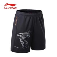 LI NING Quần Short Bóng Bàn Thoải Mái Năng Động Cho Nam Nữ 92001