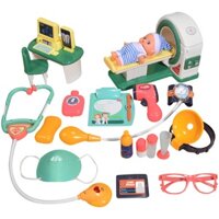 Li Trẻ Em Mô Phỏng Điện Bộ Y Tế Kiến Thức Học Ống Nghe Đồ Chơi