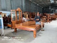 Li Văng – Sập Chiếu Ngựa Gỗ Gõ Đỏ 3 Tấm Kích Thước Đặt