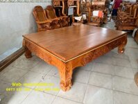 Li Văng – Sập Chiếu Ngựa Gỗ Gõ Đỏ 3 tấm