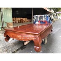 Li văng – Sập Chiếu Ngựa Gỗ Xoan Đào Trụ Kiểu Trơn