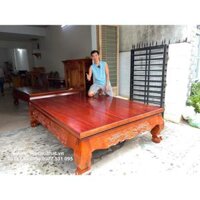 Li Văng – Sập Chiếu Ngựa Gỗ Xoan 2 tấm Chạm Rồng Phụng Chân nhỏ