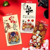 Lì Xì Tết 2022 🌸Combo 5000 Bao Lì Xì Tết 2022 Chất Lượng Cực Đẹp