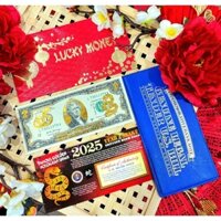 Lì xì Tết 2usd, 2 đô la Mỹ tặng biếu Tết 2025 may mắn tài lộc quà tặng Tết may mắn