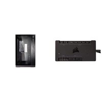 Lian Li PC-O11DX 011 Dynamic Tempered Glass on The Front Chassis Body SECC ATX Mid Tower Gaming Computer Case Black & Corsair iCUE Commander PRO Sm...