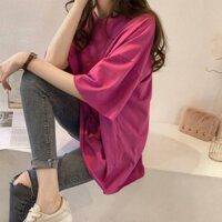 [Liangyixiuli] Đầm mùa hè cỡ lớn 2023 Áo thun ngắn tay màu kẹo phong cách mới dành cho nữ Preppy Style Hàn Quốc Áo nửa tay [M, L, XL, XXL]