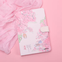 Lianhua Sổ Tay Cô Gái Bé Gái Trái Tim Cổ Notepad Hoa Anh Đào Nhật Bản Hàn Quốc Sáng Tạo Được Làm Dày Hơn