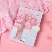 Lianhua Sổ Tay Cô Gái Bé Gái Trái Tim Cổ Notepad Hoa Anh Đào Nhật Bản Hàn Quốc Sáng Tạo Được Làm Dày Hơn