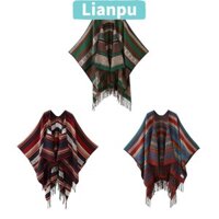 Lianpu Mùa Xuân Mùa Hè Tua Rua Khăn Choàng, Khăn Trùm Đầu Khăn Mỏng Chống Nắng Thời Trang Phong Cách Dân Tộc Áo Khoác Đeo Vai Du Lịch Kỳ Nghỉ