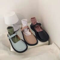 libi corner - giày búp bê đen