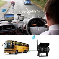 Libishop - Camera lùi không dây kèm màn hình 7 inch, có hồng ngoại sử dụng ban đêm 12v-24v