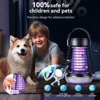 Libishop - Đèn Bắt Muỗi, Côn Trùng 3 Trong 1 Mosquito Killer Lamp J10 Sử Dụng Ngoài Trời, Pin 2000mAh