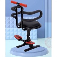 Libishop - Ghế Ngồi Nâng Hạ cho bé Đi Xe Máy Có Tay Vịn Baby Seat Carbon
