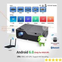 Libishop - Máy chiếu phim Mini Full HD hệ điều hành Android chiếu ban ngày kiêm dạy học