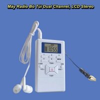LibiShop - Máy Radio Bỏ Túi Dual Channel, LCD Stereo