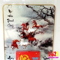 Lịch 2025 - Lịch treo tường Mã đáo thành công 2, kích thước 30x48cm, dày 5mm, kèm bloc 15x21cm