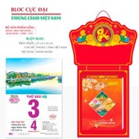 Lịch Bloc cực đại kích thước 25x35cm năm 2025 - 24TĐ11