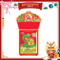 Lịch Bloc Siêu Cực Đại Trọn Bộ 2025 (29 x 41 cm) - (30 x 40 cm) - Hoa Và Phong Thủy - Hương Sắc Việt Nam