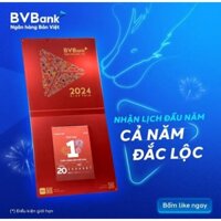 Lịch Block BVBank Siêu Đại 16,15×22,9Cm Nguyên Hộp