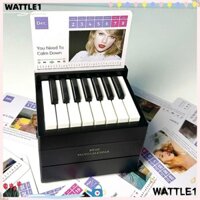 Lịch Đàn Piano WTTLE Taylor, Đàn Piano Lịch 2024 Có Thể Chơi Được, Trang Trí Để Bàn Thời Trang Món Quà Lãng Mạn Cho Những Người Yêu Âm Nhạc Và Người Bạn