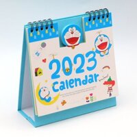 Lịch Để Bàn 2023 Vuông Kèm Mặt Sau Ghi Chú Mẫu Mới Nhất Được Chọn Mẫu - Doraemon