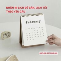 Lịch Để Bàn 2024 14x21cm In Ảnh Theo Yêu Cầu - Lịch chữ A Dọc Có Lịch Âm Giấy A5 In Sẵn