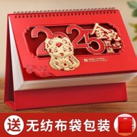 Lịch Để Bàn 2025 Trung Quốc Tam Giác Đỏ Để Bàn Lịch Sản Xuất Công Ty Quà Tặng Lịch Tùy Chỉnh Bàn Làm Việc