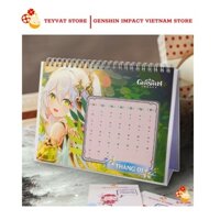 Lịch để bàn Genshin Impact 2023