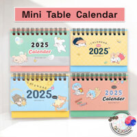 Lịch Để Bàn Mini 2025 30g 4 Loại Bạc Hà Bầu Trời Hồng Vàng