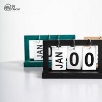 Lịch Để Bàn Mini Khung Gỗ 2022 Lật Sử Dụng Được Nhiều Năm, Decor Trang Trí Bàn Làm Việc Đẹp Mắt