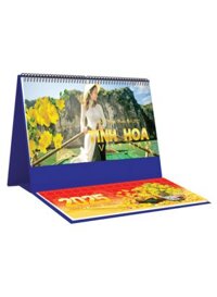 Lịch Để Bàn Ngang 2025 Có Note (25 x 12 cm) - Tinh Hoa Việt Nam - NSKV269B