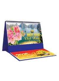 Lịch Để Bàn Ngang 2025 Có Note (25 x 12 cm) - Biển Đảo Việt Nam - NSKV272B