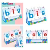 Lịch để bàn thẻ Phonics tiếng Anh dành cho trẻ em Bé trai Bé gái 3 4 5 6 tuổi