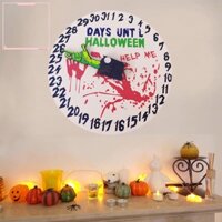 Lịch Đếm Ngược Ngày halloween Đếm Ngược Bằng Gỗ Sáng Tạo Trang Trí Nhà Cửa