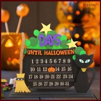 Lịch Gỗ Để Bàn Phong Cách halloween Độc Đáo