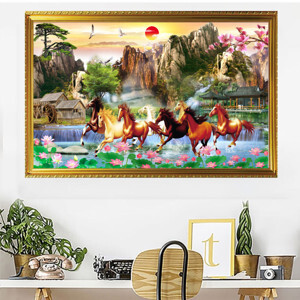 Lịch gỗ treo tường Laminate 2022 Mã Đáo Thành Công 01